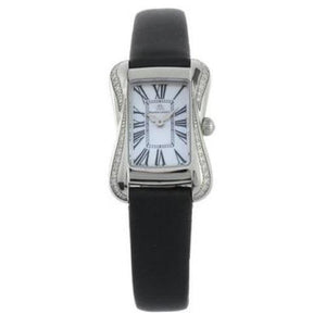 Buy Shop Maurice Lacroix Divina White Mother of Pearl Dial Black Leather Strap Watch for for Women - DV5011-SD531-120 USA Online