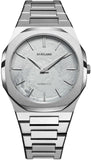 Buy Shop D1 Milano Pluto Ultra Thin Silver Dial Silver Steel Strap Watch for Men - D1-UTBJ18 USA Online
