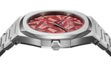Buy Shop D1 Milano Ultra Thin Barn Red Dial Silver Steel Strap Watch for Men - D1-UTBJ33 USA Online