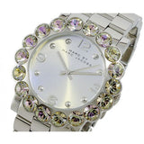 Buy Shop Marc Jacobs Amy Silver Dial Silver Steel Strap Watch for Women - MBM3222 USA Online