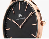 Buy Shop Daniel Wellington Classic Bayswater Black Dial Black NATO Strap Watch For Men - DW00100277 USA Online