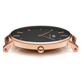 Buy Shop Daniel Wellington Classic Petite Dover Black Dial White NATO Strap Watch For Women - DW00100312 USA Online