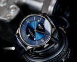 Buy Shop Tissot Chemin Des Tourelles Powermatic 80 Blue Dial Blue Leather Strap Watch for Men - T099.407.16.048.00 USA Online