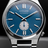 Citizen Tsuyosa Automatic Blue Dial Silver Steel Strap Watch For Men - NK5010-51L