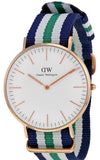Buy Shop Daniel Wellington Classic Nottingham White Dial Two Tone NATO Strap Watch For Men - 0108DW USA Online