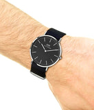 Buy Shop Daniel Wellington Classic Bayswater Black Dial Black NATO Strap Watch For Men - DW00100278 USA Online