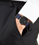 Buy Shop Daniel Wellington Classic Bayswater Black Dial Black NATO Strap Watch For Women - DW00100281 USA Online