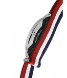 Buy Shop Daniel Wellington Classic Cambridge White Dial Two Tone Nylon Strap Watch For Men - DW00100017 USA Online