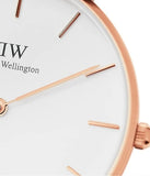 Buy Shop Daniel Wellington Classic Canterbury White Dial Two Tone Nylon Strap Watch For Men - DW00100002 USA Online