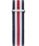 Buy Shop Daniel Wellington Classic Canterbury White Dial Two Tone NATO Strap Watch For Women - DW00100051 USA Online