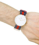 Buy Shop Daniel Wellington Classic Oxford White Dial Two Tone NATO Strap Watch For Men - DW00100001 USA Online