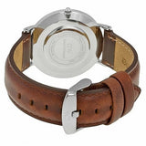 Buy Shop Daniel Wellington St Mawes White Dial Brown Leather Strap Watch For Men - DW00100052 USA Online
