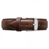 Buy Shop Daniel Wellington Dapper Bristol White Dial Brown Leather Strap Watch For Women - DW00100090 USA Online