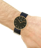 Buy Shop Daniel Wellington Classic Bayswater Black Dial Black NATO Strap Watch For Men - DW00100277 USA Online