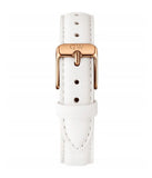 Buy Shop Daniel Wellington Classic Petite Bondi Black Dial White Leather Strap Watch For Women - DW00100283 USA Online