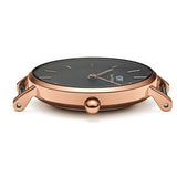 Buy Shop Daniel Wellington Classic Petite Bristol Black Dial Brown Leather Strap Watch For Women - DW00100221 USA Online