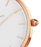 Buy Shop Daniel Wellington Classic Petite Bristol White Dial Brown Leather Strap Watch For Women - DW00100227 USA Online