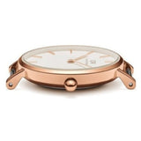 Buy Shop Daniel Wellington Classic Petite Bristol White Dial Brown Leather Strap Watch For Women - DW00100227 USA Online