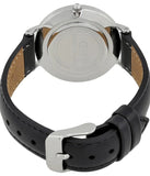 Buy Shop Daniel Wellington Classic Petite Sheffield White Dial Black Leather Strap Watch For Women - DW00100186 USA Online