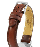 Buy Shop Daniel Wellington Classic Petite St Mawes Black Dial Brown Leather Strap Watch For Women - DW00100237 USA Online