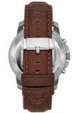 Buy Shop Fossil Grant Chronograph Cream Dial Brown Leather Strap Watch for Men - ME3122 USA Online