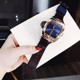 Buy Shop Guess Phoenix Blue Dial Brown Leather Strap Watch for Men - GW0386G2 USA Online
