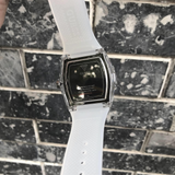 Buy Shop Guess Phoenix Multi Function Silver Dial White Rubber Strap Watch for Men - GW0203G1 USA Online
