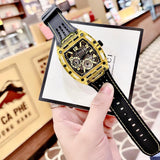 Buy Shop Guess Phoenix Chronograph Black Dial Black Rubber Strap Watch for Men - GW0499G2 USA Online