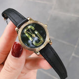 Buy Shop Marc Jacobs Corie Black Dial Black Leather Strap Watch for Women - MJ1580 USA Online