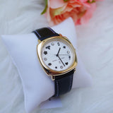 Buy Shop Marc Jacobs Mandy White Dial Black Leather Strap Watch for Women - MJ1564 USA Online