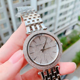 Buy Shop Michael Kors Darci Silver Dial Silver Steel Strap Watch for Women - MK3437 USA Online