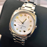 Buy Shop Marc Jacobs Mandy Silver Dial Silver Steel Strap Watch for Women - MJ3572 USA Online