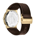 Buy Shop Salvatore Ferragamo F-80 Classic White Dial Brown Leather Strap Watch for Men - SFDT00819 USA Online