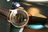 Buy Shop Tissot Chemin Des Tourelles Powermatic 80 Lady Brown Dial Brown Leather Strap Watch For Women - T099.207.36.448.00 USA Online