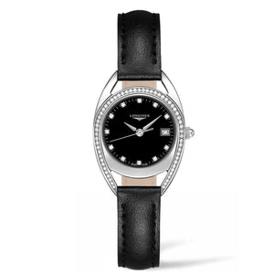 Buy Shop Longines Equestrian Arche Quartz Diamond Black Dial Watch for Women - L6.136.0.57.0 USA Online