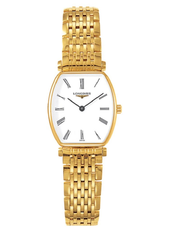 Buy Shop Longines La Grande Classique de Longines Tonneau 22 Yellow Gold Watch for Women - L4.205.2.11.8 USA Online