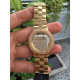 Buy Shop Marc Jacobs Marci Gold Dial Gold Steel Strap Watch for Women - MBM3191 USA Online