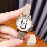 Buy Shop Marc Jacobs Corie White Dial Brown Leather Strap Watch for Women - MJ1581 USA Online