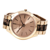 Buy Shop Michael Kors Runway Rose Gold Dial Two Tone Steel Strap Watch for Women - MK4301 USA Online