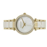 Buy Shop Michael Kors Parker Mother of Pearl Dial Two Tone Steel Strap Watch for Women - MK6400 USA Online