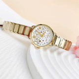 Buy Shop Michael Kors Portia Quartz White Dial Gold Steel Strap Watch for Women - MK3840 USA Online