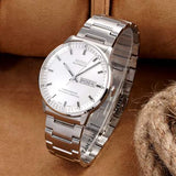 Mido Commander II Automatic Chronometer Silver Dial Silver Steel Strap Watch For Men - M021.431.11.031.00