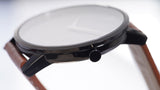Buy Shop Movado Museum Classic Black Dial Brown Leather Strap Watch for Men - 0607198 USA Online