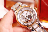 Buy Shop Bulova BVA Skeleton Silver Dial Two Tone Steel Strap Watch for Men - 98A230 USA Online