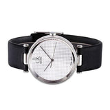 Buy Shop Calvin Klein Sight Silver Dial Black Leather Strap Watch for Men - K1S21120 USA Online