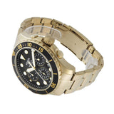 Buy Shop Fossil FB-03 Chronograph Black Dial Gold Steel Strap Watch for Men - FS5727 USA Online