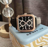 Buy Shop Fossil Multifunction Black Dial Black Leather Strap Watch for Men - BQ2654 USA Online