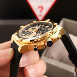 Buy Shop Guess Third Gear Multifunction Black Dial Black Rubber Strap Watch for Men - GW0334G2 USA Online
