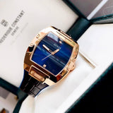 Buy Shop Guess Phoenix Blue Dial Brown Leather Strap Watch for Men - GW0386G2 USA Online