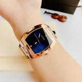 Buy Shop Guess Phoenix Blue Dial Brown Leather Strap Watch for Men - GW0386G2 USA Online